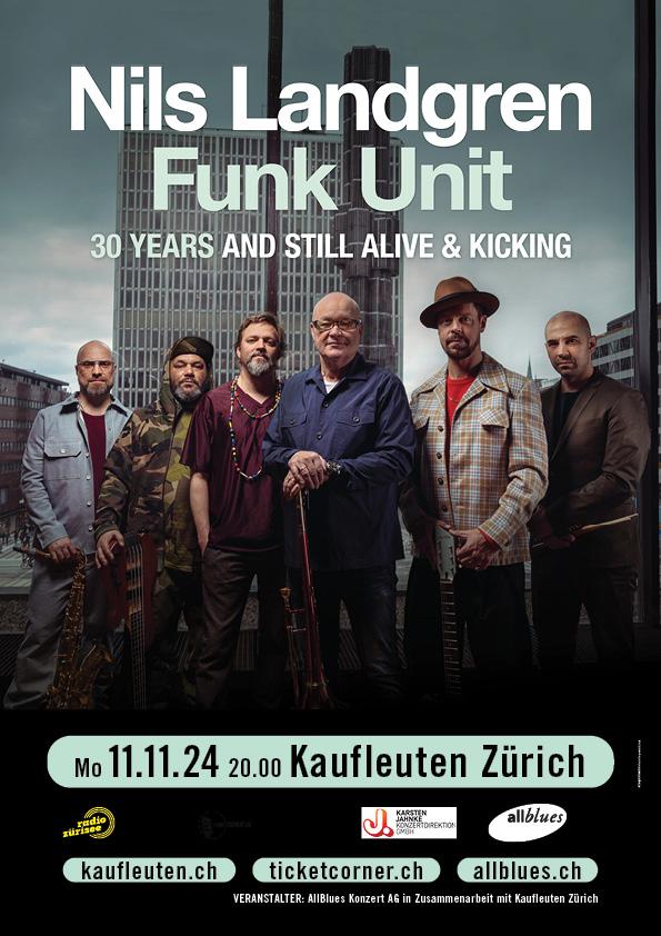 Nils Landgren Funk Unit - 11.11.2024 - Kaufleuten Zürich